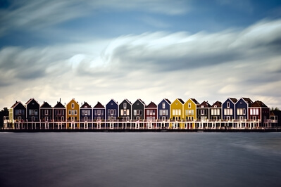 Netherlands images - Rainbow houses