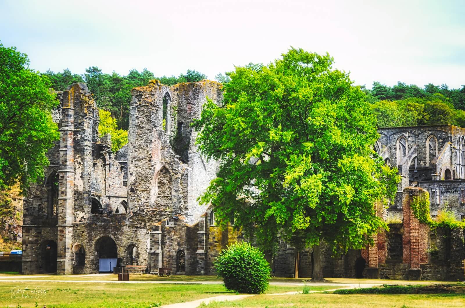 Image of Villers La Ville Abbey ruins by Gert Lucas