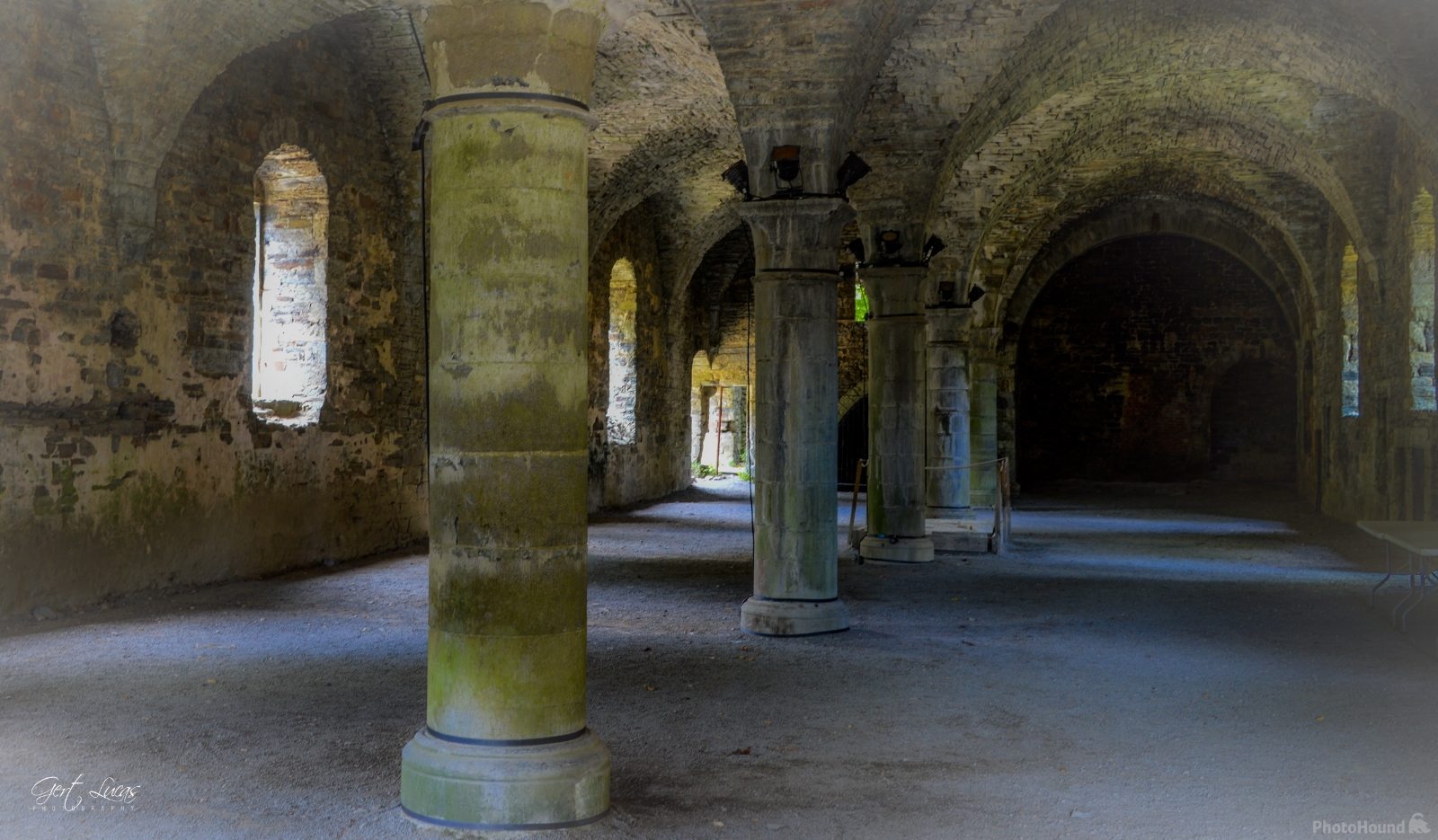 Image of Villers La Ville Abbey ruins by Gert Lucas