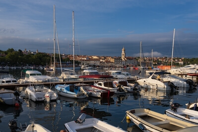 Croatia images - Krk Town Harbour