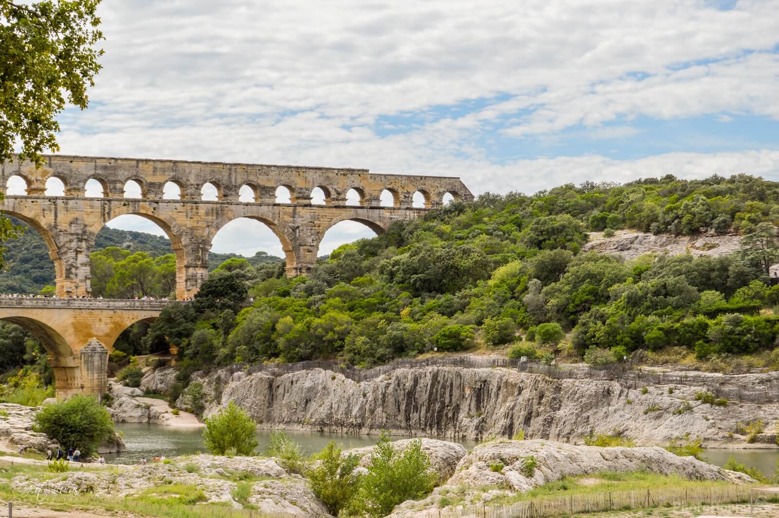 Image of Pont Du Gard - Gardon River by Gert Lucas