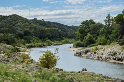 Picture of Pont Du Gard - Gardon River - Pont Du Gard - Gardon River