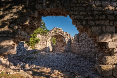 Holy spirit church in ruins
