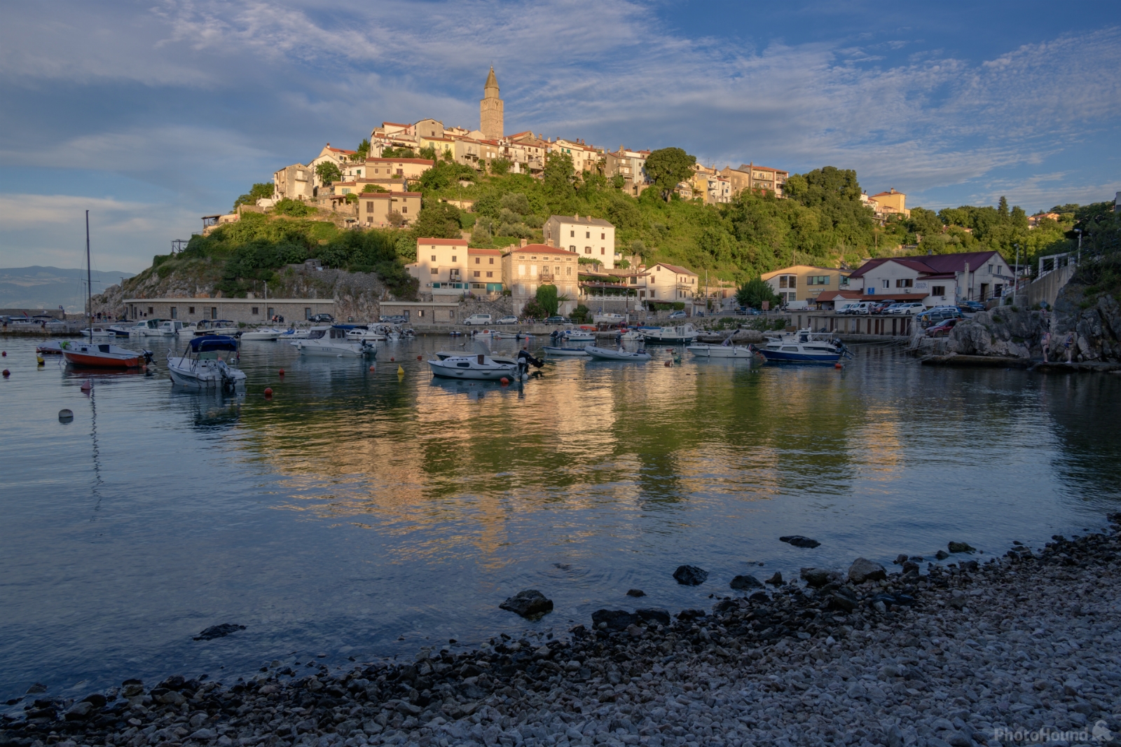 Image of Vrbnik Town from Harbour by Luka Esenko