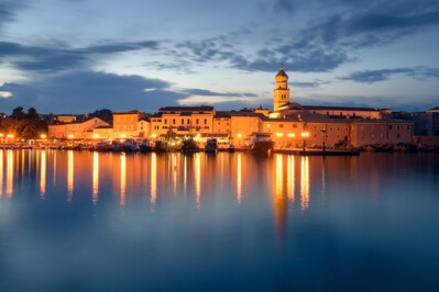 instagram spots in Croatia - Krk Town from Pier