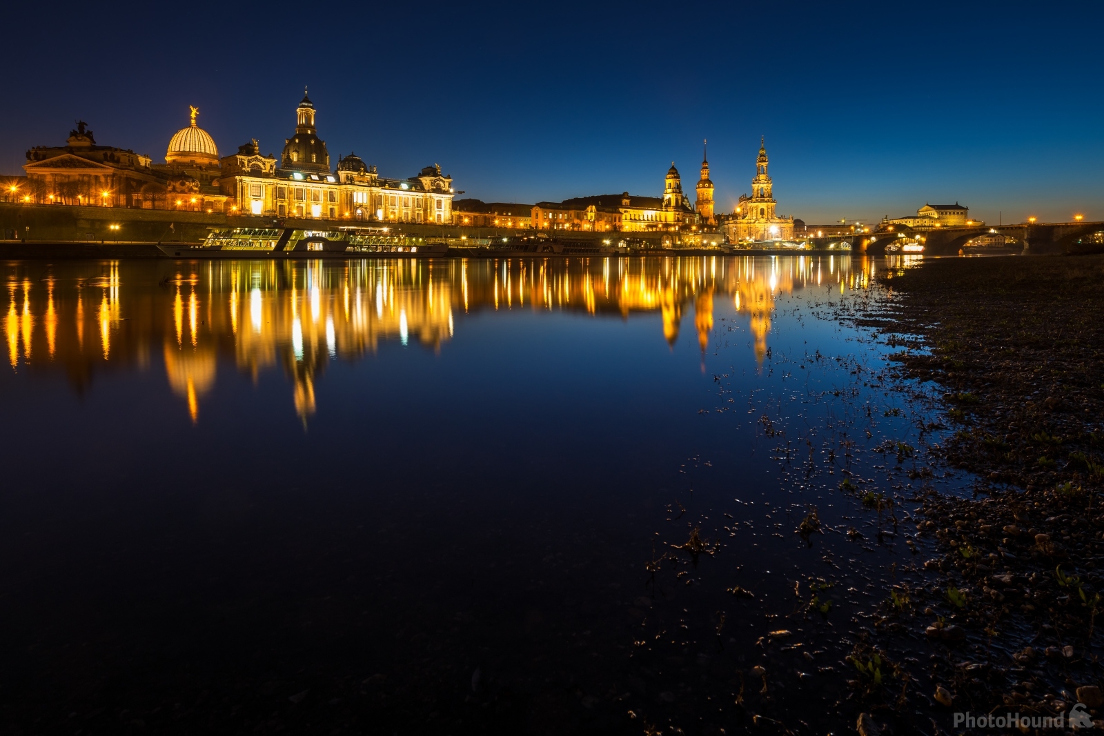 Image of Dresden, view from Königsufer by VOJTa Herout