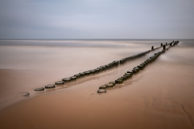 Germany photography spots - The wooden pillars by the Heringsdorf Pier