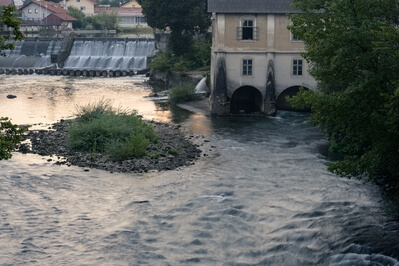 pictures of Slovenia - Fužinski most (Fužine Bridge)