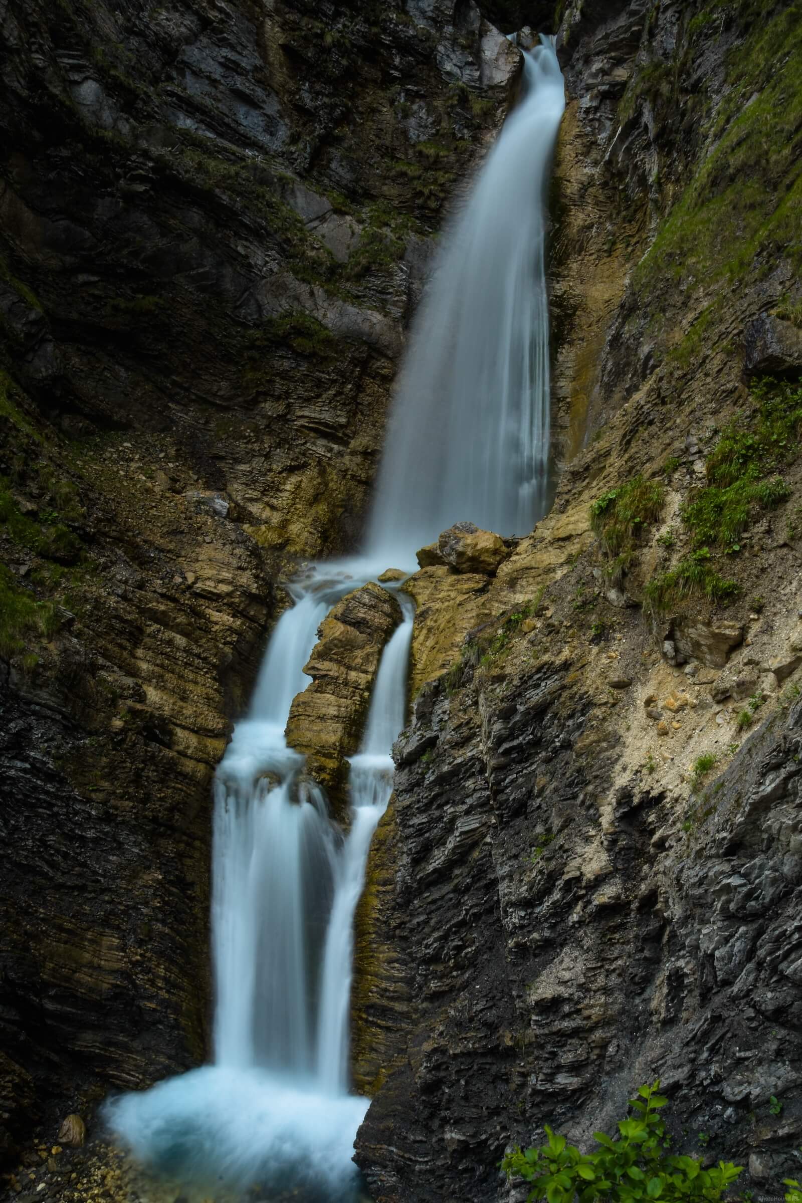 Image of Lower Martuljek Waterfall by Bine Mekina