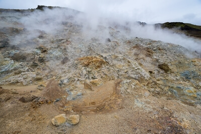 images of Iceland - Seltun Geothermal Area at Krýsuvík