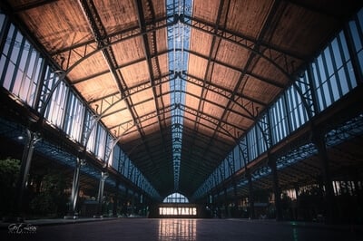 pictures of Brussels - Gare Maritime (Interior)