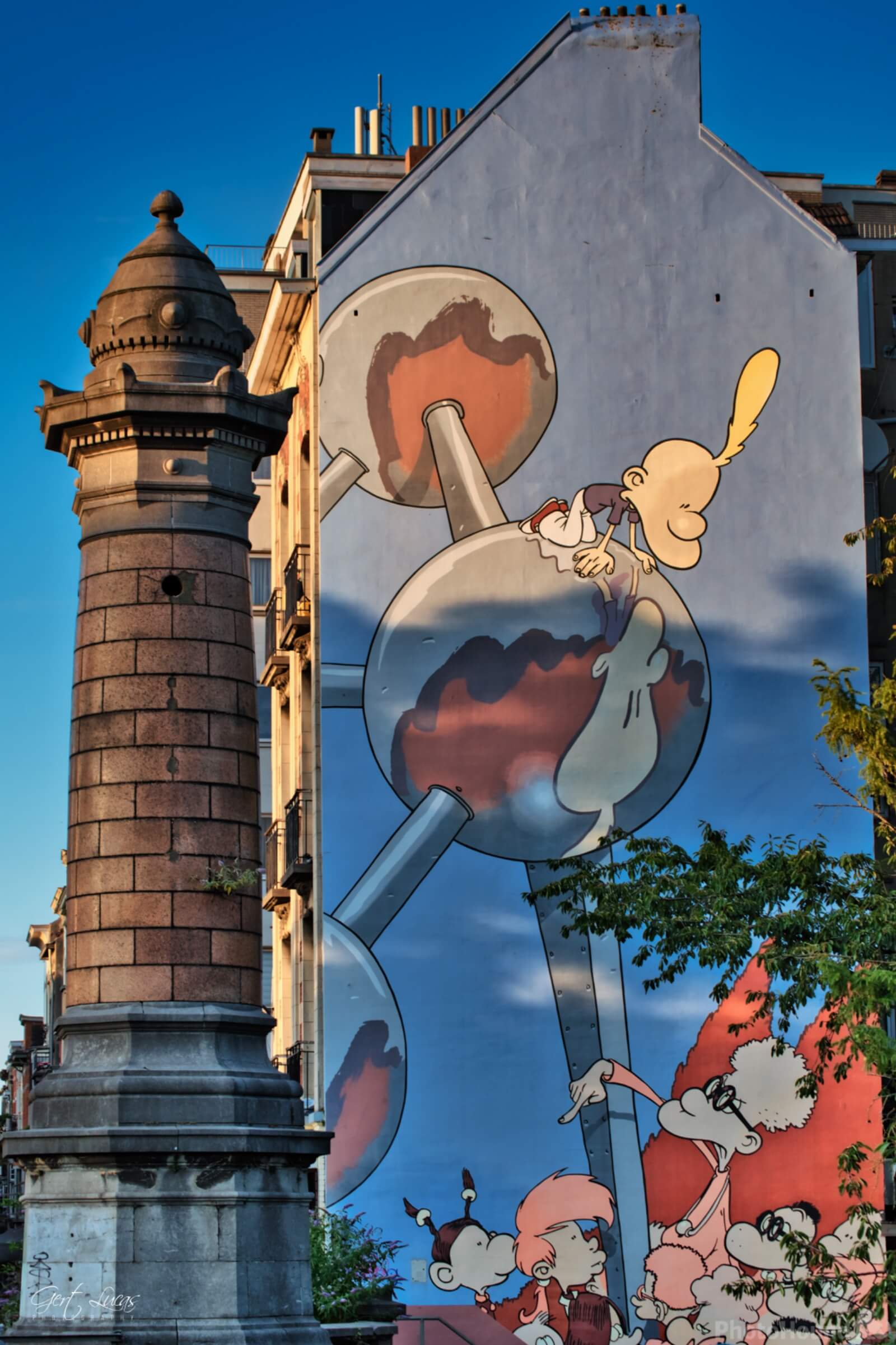 Image of Brussels Comicbook walls : Titeuf by Gert Lucas
