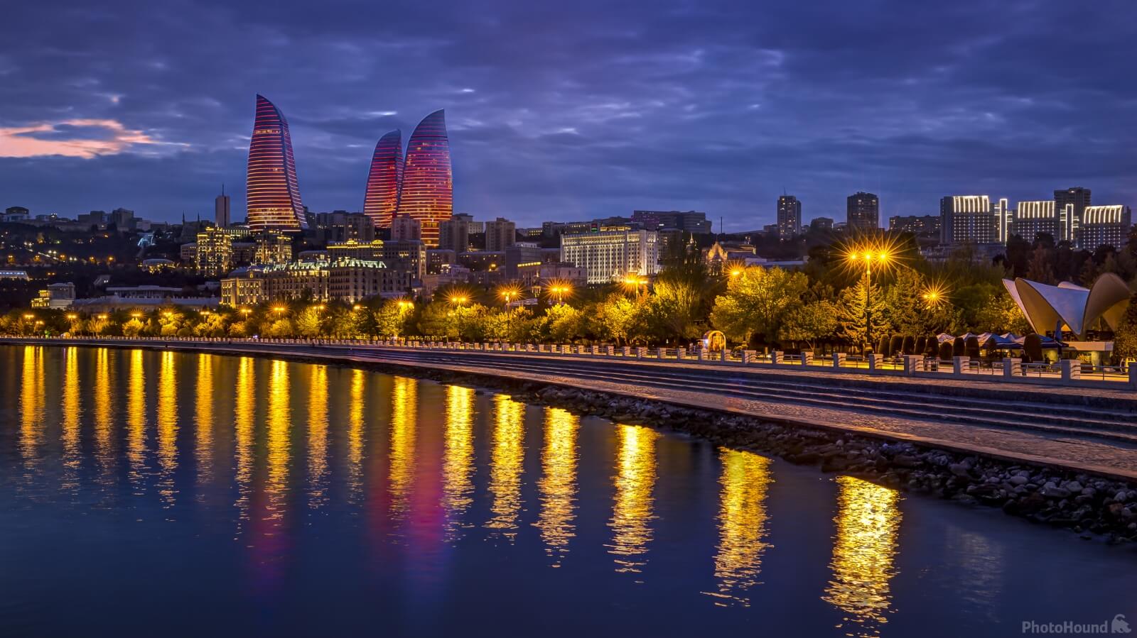 Image of Flame Towers - Waterfront Viewpoint by Adelheid Smitt