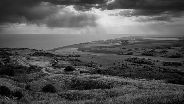 View from Cap Blanc Nez to the North