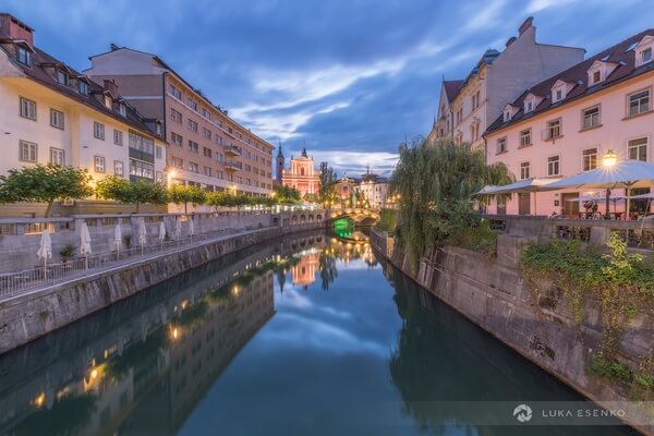 Ljubljana classic view