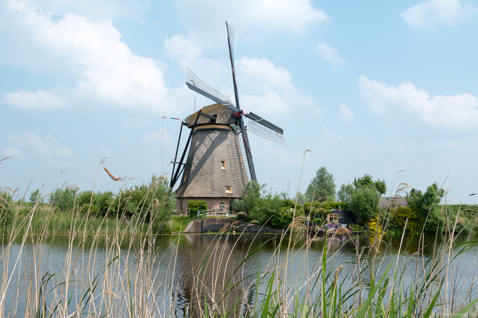 Image of Windmills of Kinderdijk by Ruud Bijvank