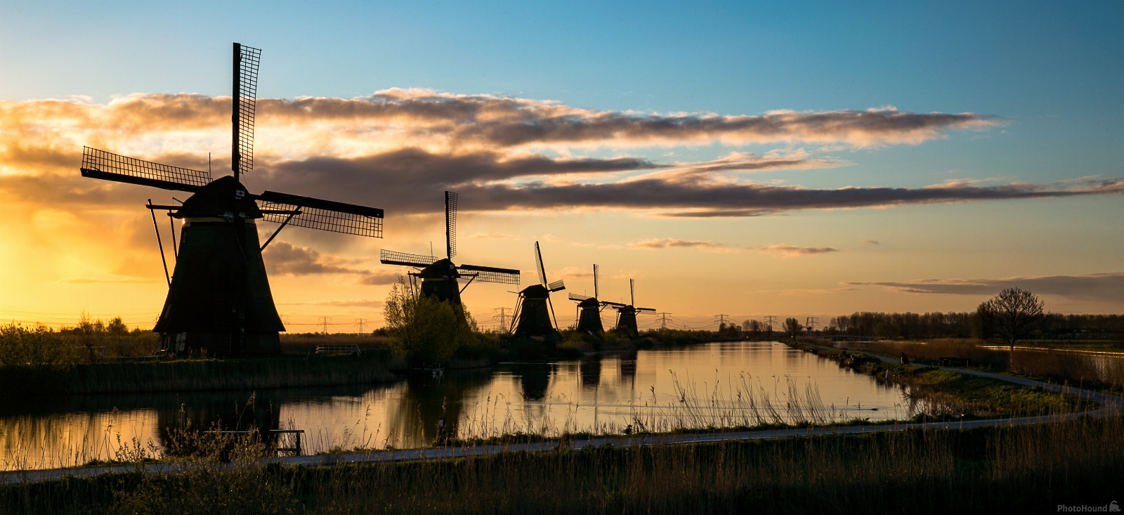 Image of Windmills of Kinderdijk by Jeff Martin