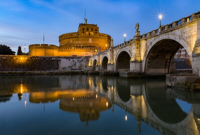 images of Rome - Castel Sant’Angelo South View