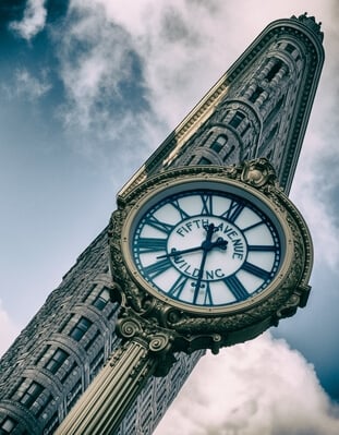 New York photography locations - Fifth Avenue Clock