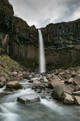 photos of Iceland - Svartifoss Waterfall
