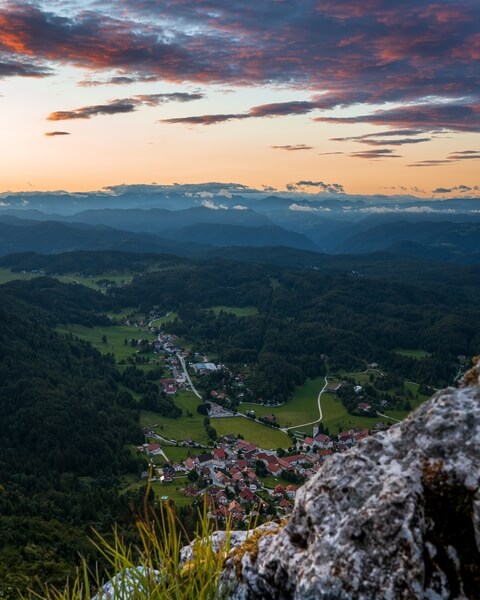 View from Velika peč