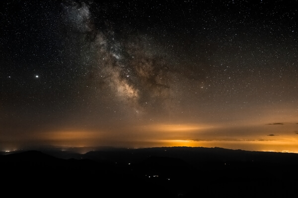 Milky way (It was really hazy that night so image is quite noisy. Light pollution was stronger than I tought)