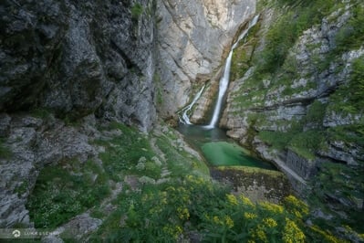 photos of Lakes Bled & Bohinj - Savica Waterfall