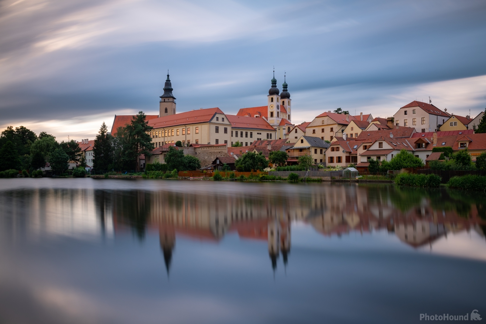 Image of Telč from the wooden bridge by VOJTa Herout