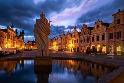 Czechia photo spots - Water fountain with the statue of St. Margaret