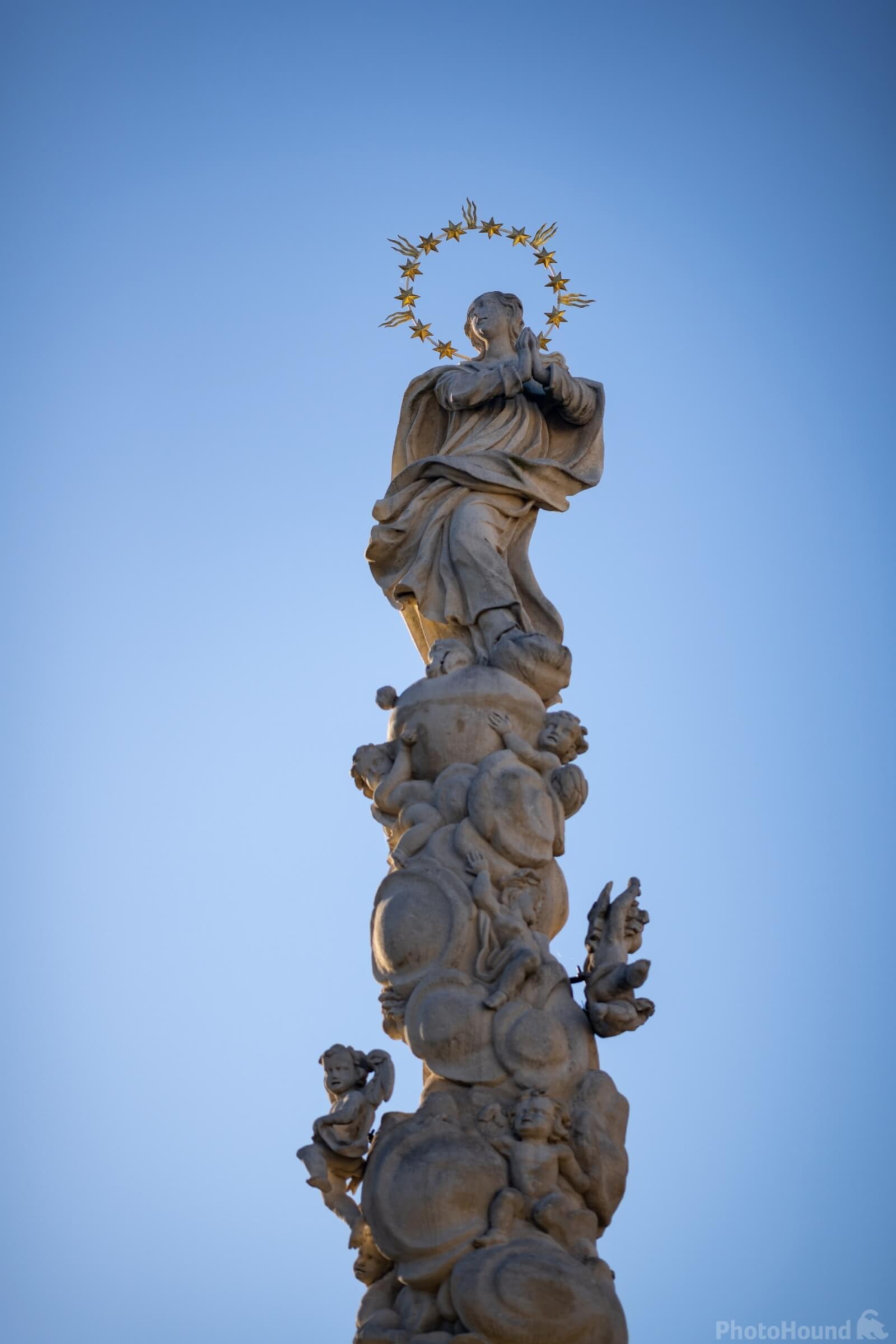 Image of Plague column with the statue of Virgin Mary by VOJTa Herout