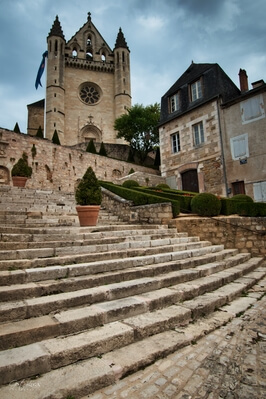 France pictures - Saint-Sour Church at Terrasson-Lavilledieu (exterior)