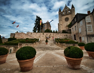 images of France - Saint-Sour Church at Terrasson-Lavilledieu (exterior)