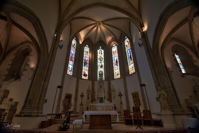 instagram spots in France - Saint Sour Church (interior)