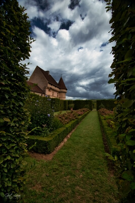 pictures of France - Gardens of Chateau de Losse