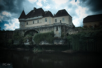 Picture of Chateau de Losse (from across Vézère-River) - Chateau de Losse (from across Vézère-River)