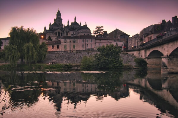 Saint Front Cathedral , Périgueux - view from across the river