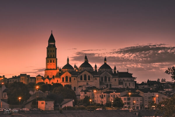 Saint Front Cathedral , Périgueux - view from across the river