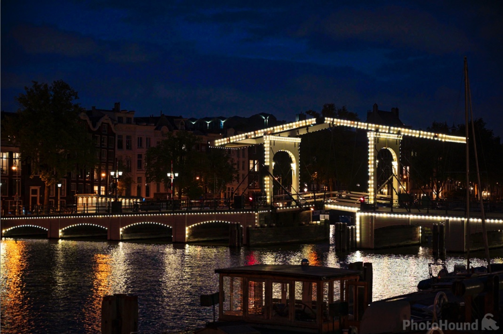 Image of Skinny Bridge of Amsterdam by Szabolcs Gulacsi