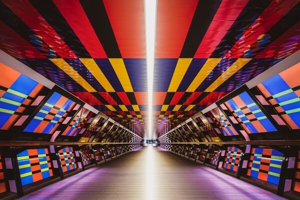 Transformed by Camille Walala as part of London Mural Festival 2020.