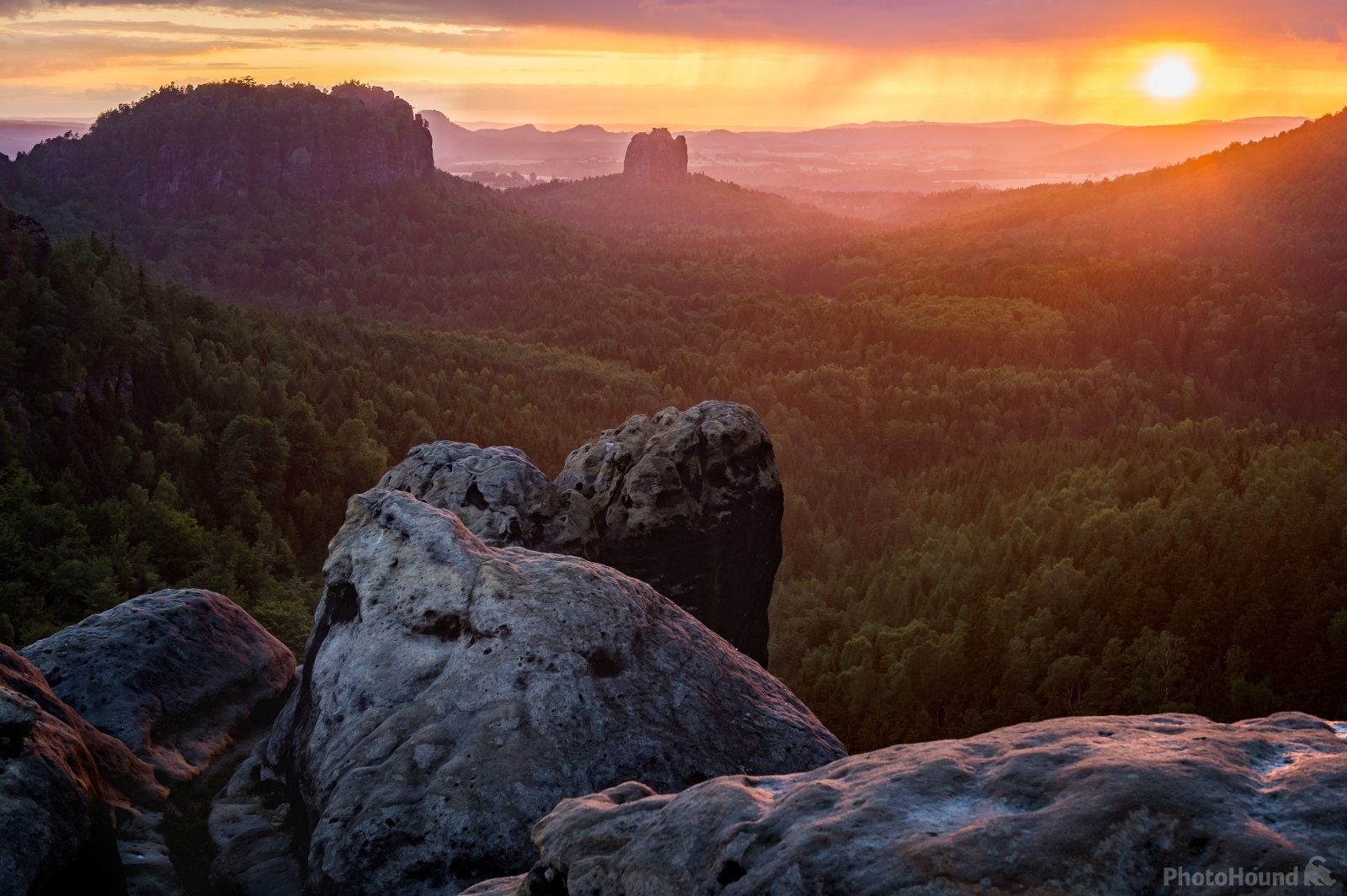 Image of Domerker Viewpoint, Saxon Switzerland National Park by VOJTa Herout
