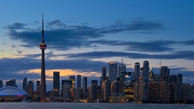 Toronto Skyline viewed from 