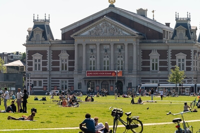 View of the large concert hall 