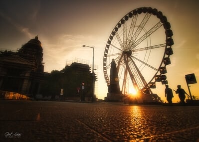 pictures of Brussels - Poulaert Square Brussels