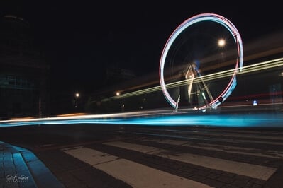 Place Poelaert - Ferris Wheel at night