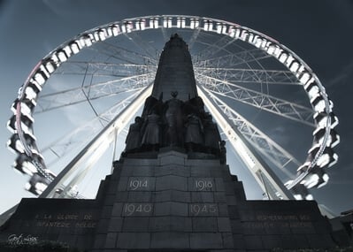 images of Belgium - Poulaert Square Brussels