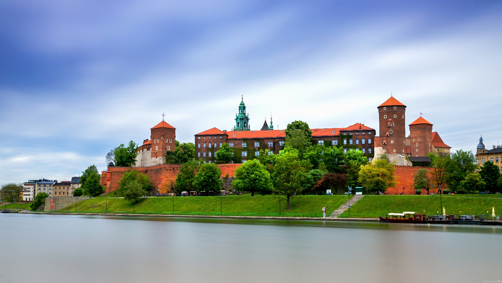 Image of Wawel Castle and Vistula River by Adelheid Smitt