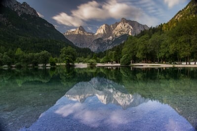 pictures of Slovenia - Lake Jasna - Prisojnik View