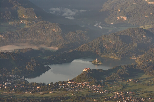 Lake Bled from Mt Stol