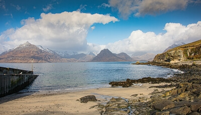 Down at the beach, Elgol