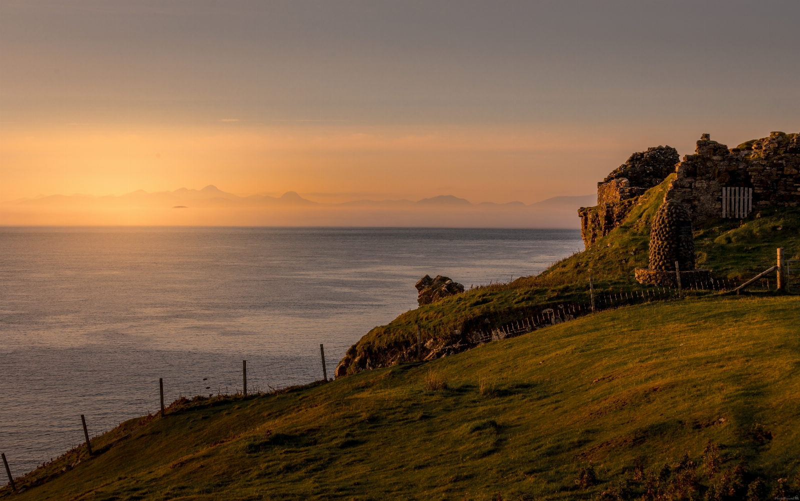 Image of Duntulm Castle at Sunset by Alison Fairley